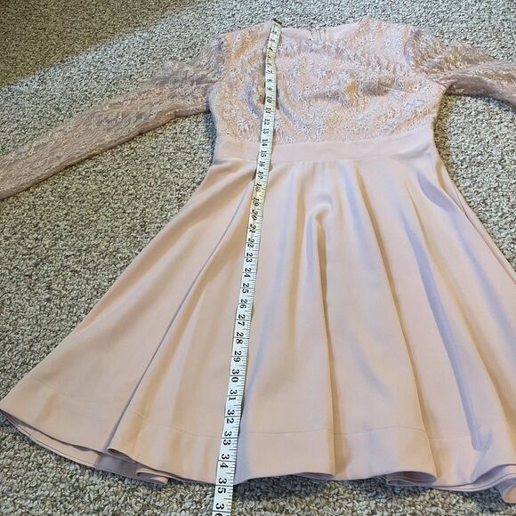 NWT JJs House Womens Dress Size S Pink Feminine Romantic Ballerina Lace - Picture 9 of 9
